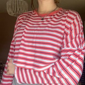 Striped Crop Top